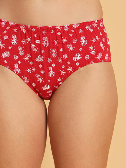 The Snowflake Print Panty